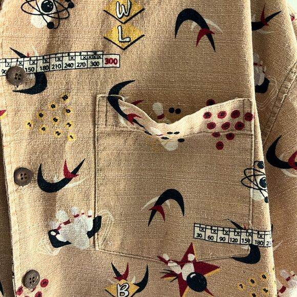 D’em crazy Vintage Hawaiian Camp Style Bowling Alley Fun SZ 2XL Unisex - Picture 3 of 8